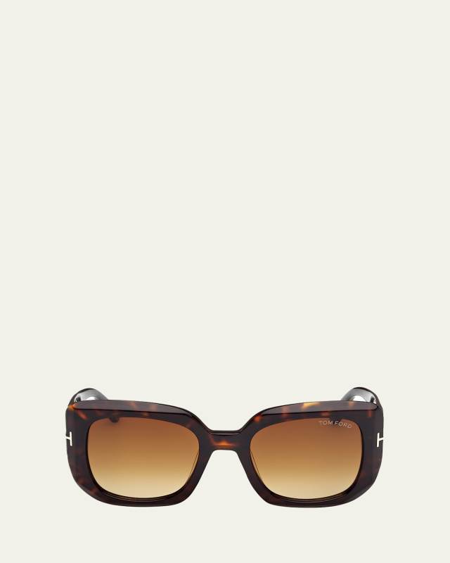Carla-02 Acetate Square Sunglasses